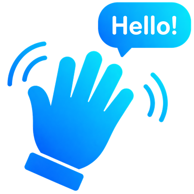 Hand Wave Graphic